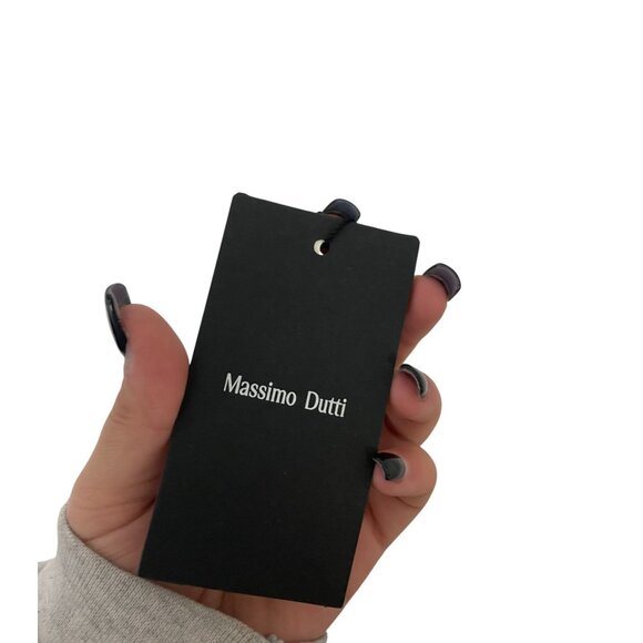 Massimo Dutti Mens Shirt Button Up S Small White Linen Long Sleeve 0175/722 NWT - Picture 4 of 16